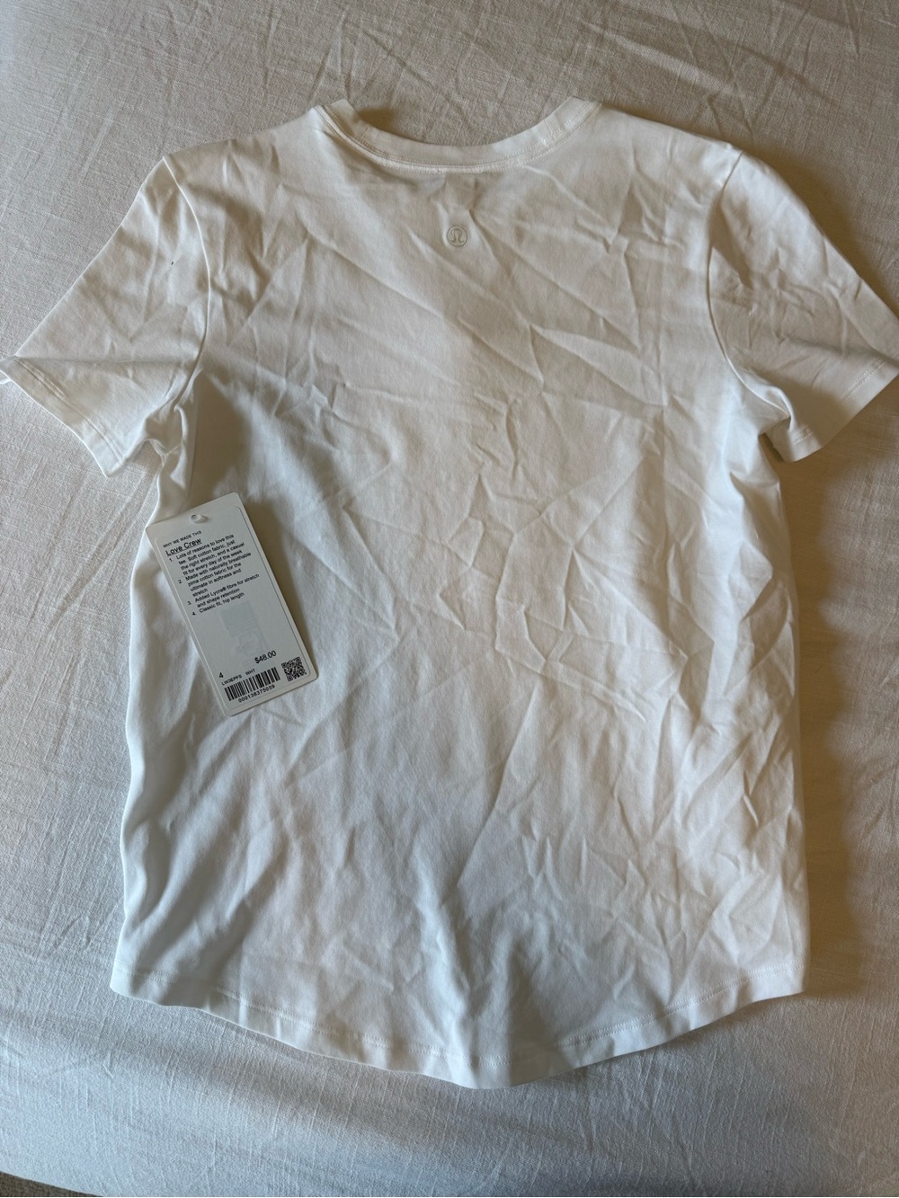 lululemon athletica White Short Sleeve Love Crewneck Tee - Picture 3 of 5